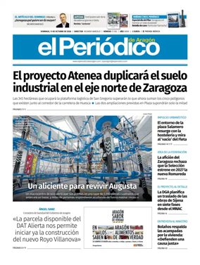 Cover of El Periodico Aragon