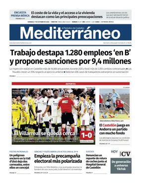 Cover of El Periodico Mediterraneo