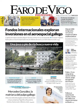Cover of Faro de Vigo (Pontevedra)
