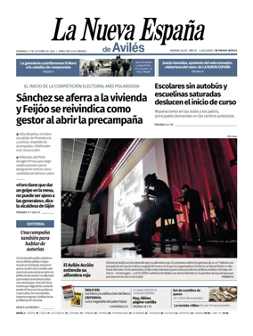 Cover of La Nueva Espana (Aviles)