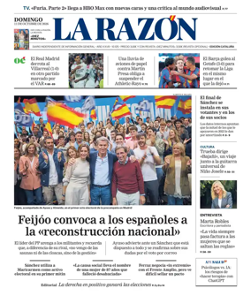 Cover of La Razon (Cataluna)