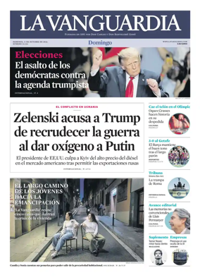 Cover of La Vanguardia