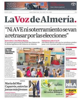 Cover of La Voz de Almeria