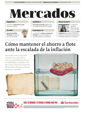 Cover of La Voz de Galicia (Pontevedra) - Mercados