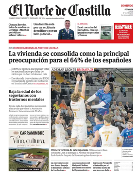 Cover of Norte de Castilla (Segovia)