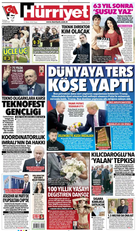 Cover of Hurriyet