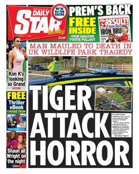 Cover of Daily Star Sunday