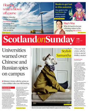 Cover of Scotland on Sunday