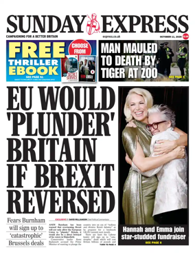 Cover of Sunday Express