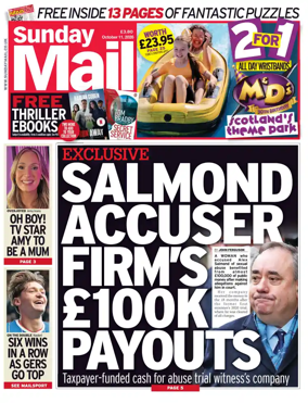 Cover of Sunday Mail (UK)