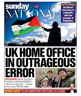 Cover of The National (Scotland)