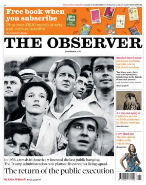 Cover of The Observer