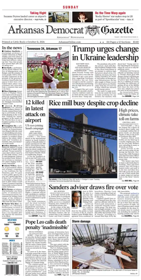 Cover of Arkansas Democrat-Gazette