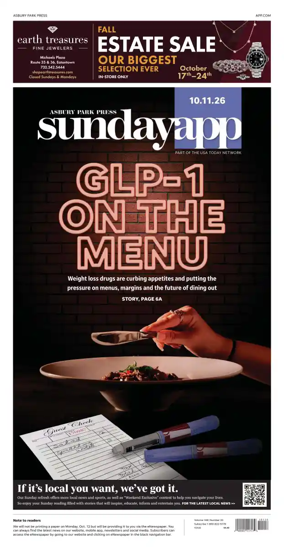 Cover of Asbury Park Press