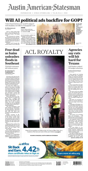 Cover of Austin American-Statesman