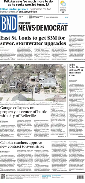 Cover of Belleville News-Democrat (Sunday)