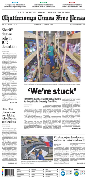 Cover of Chattanooga Times Free Press