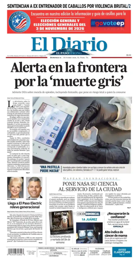 Cover of El Diario de El Paso