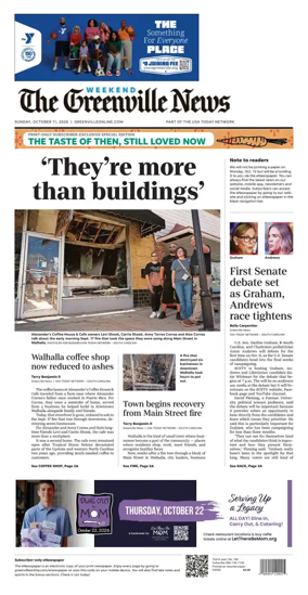 Cover of The Greenville News