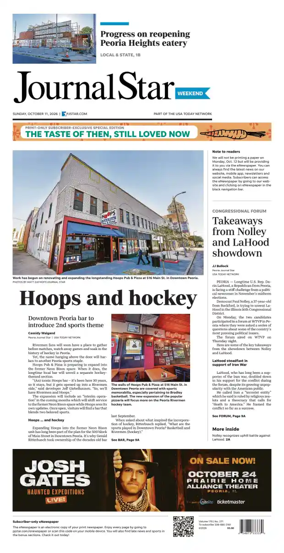Cover of Journal Star (Peoria)