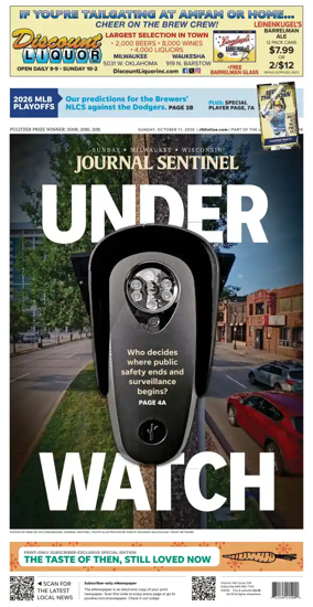 Cover of Milwaukee Journal Sentinel
