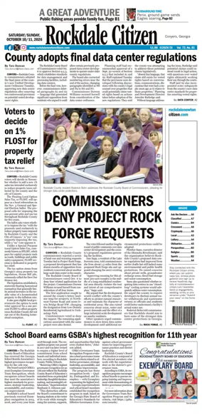 Cover of Rockdale Citiizen
