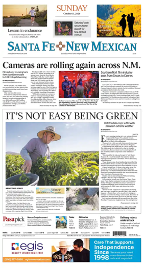 Cover of Santa Fe New Mexican