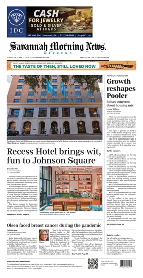 Cover of Savannah Morning News