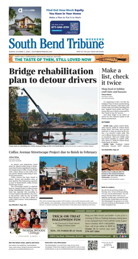 Cover of South Bend Tribune