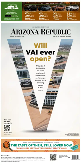 Cover of The Arizona Republic