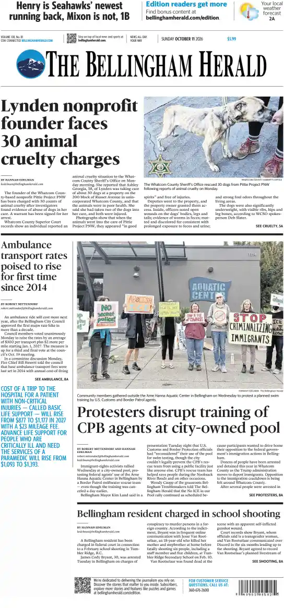 Cover of The Bellingham Herald (Sunday)
