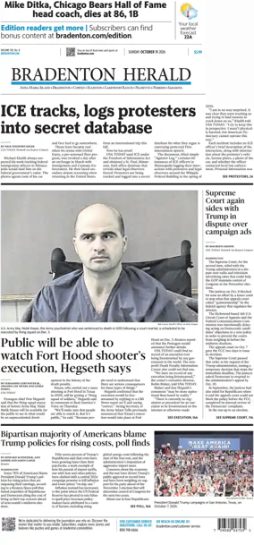 Cover of The Bradenton Herald (Sunday)