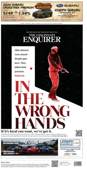 Cover of The Cincinnati Enquirer