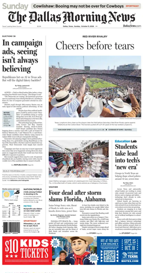 Cover of The Dallas Morning News