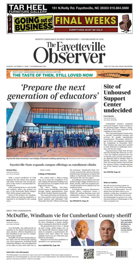 Cover of The Fayetteville Observer