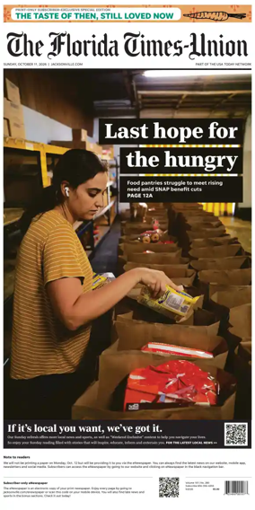 Cover of The Florida Times-Union