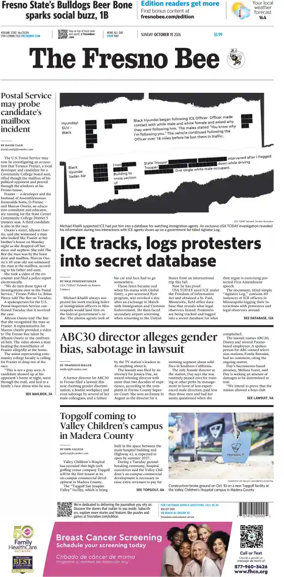 Cover of The Fresno Bee (Sunday)