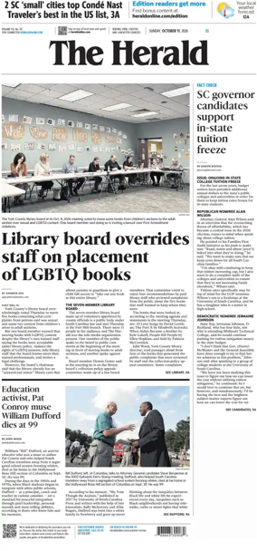 Cover of The Herald (Rock Hill)