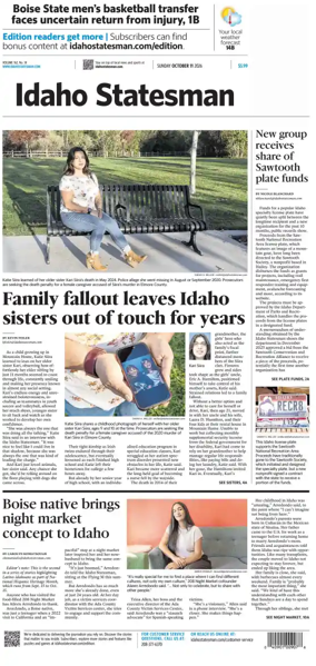 Cover of The Idaho Statesman (Sunday)
