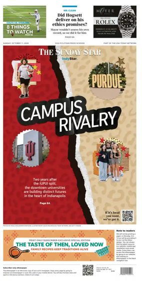 Cover of The Indianapolis Star