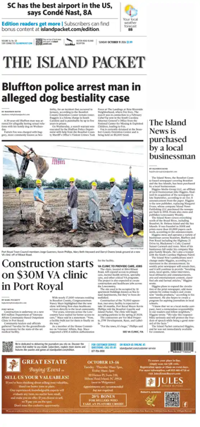 Cover of The Island Packet (Sunday)