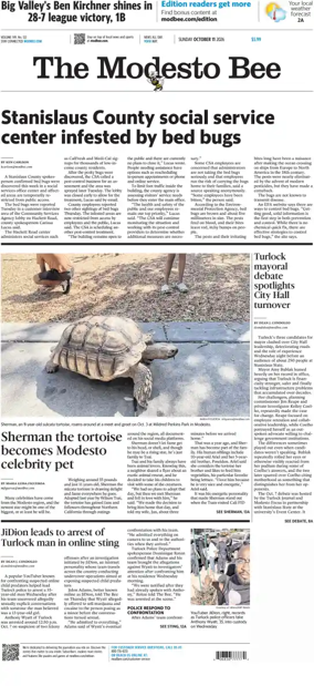 Cover of The Modesto Bee (Sunday)