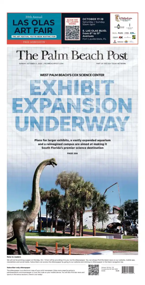 Cover of The Palm Beach Post
