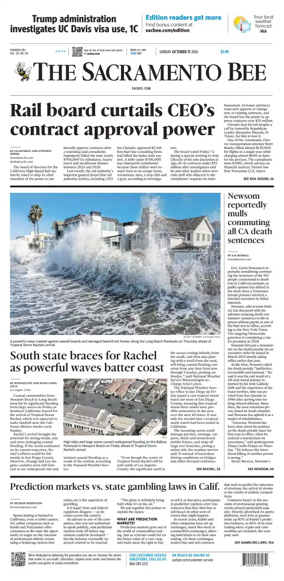 Cover of The Sacramento Bee (Sunday)