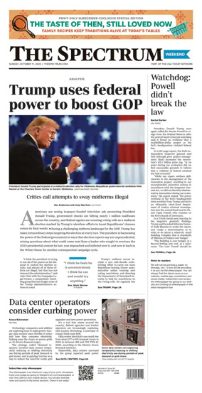 Cover of The Spectrum & Daily News