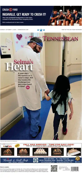 Cover of The Tennessean