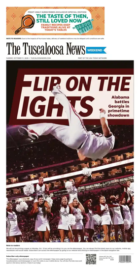 Cover of The Tuscaloosa News