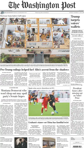 Cover of The Washington Post Sunday