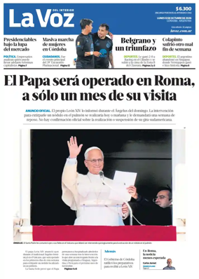 Cover of La Voz del Interior