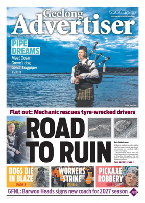 Cover of Geelong Advertiser